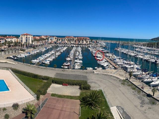 Appartement T2 au Port Argelès 32m² vue mer, piscine