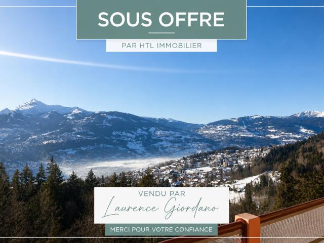Appartement T2 avec balcon vue Mont Blanc parking et piscine à Passy