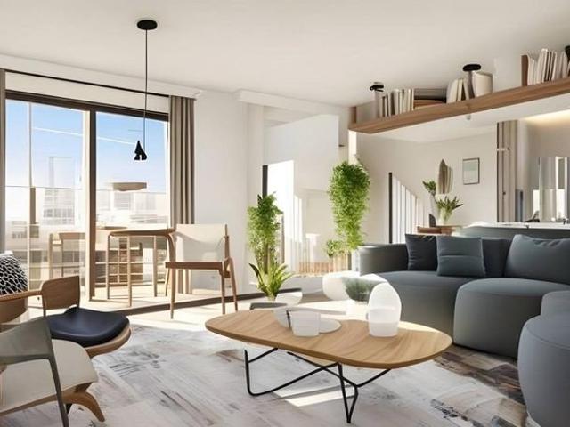 Appartement T2 avec grand balcon exposé Ouest 2 pièces, 47 m²