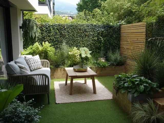Appartement T2 avec jardin et terrasse au rez de chaussée haut à Collonges sous Salève