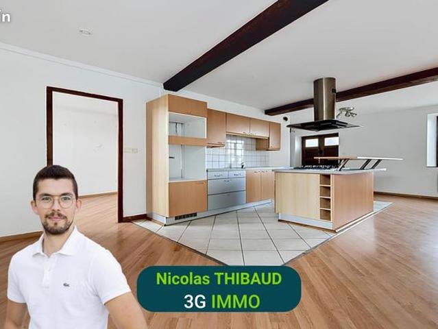 Appartement T2 avec terrain de 105m² et grange