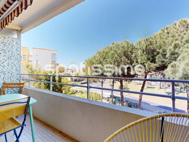Appartement T2 avec terrasse, parking et vue dégagée au Cap. 23m² Agde Cap d'Agde