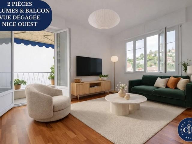 Appartement T2 Balcon Nice ouest