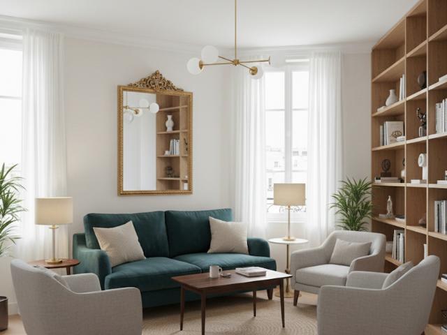 Appartement T2 bis, BALCON et PARKING