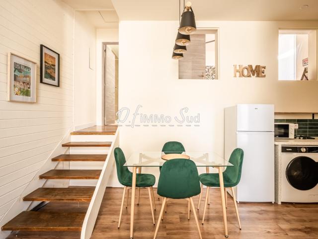 Appartement T2 bis en rez de chaussée en centre ville