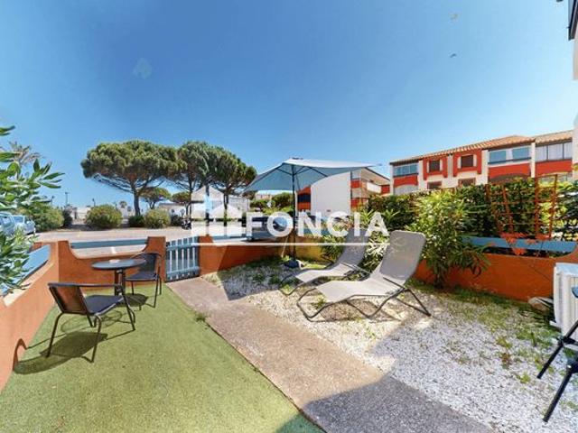 Appartement t2 cabine avec jardinet de 24m2 a deux pas de la plage