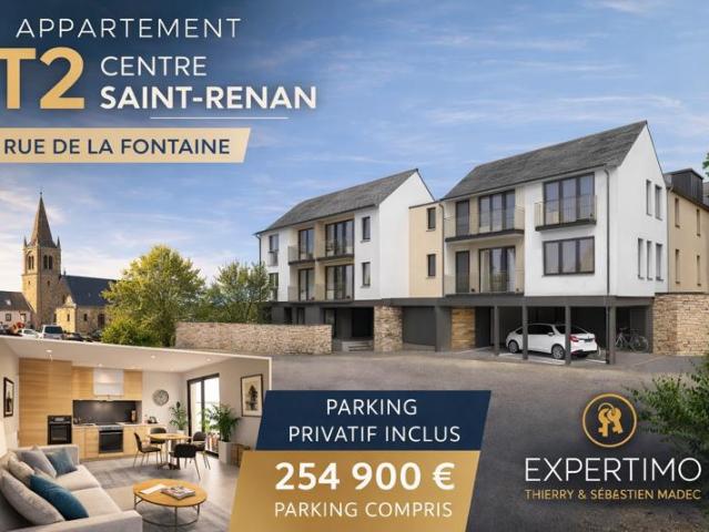 APPARTEMENT T2 CENTRE DE SAINT RENAN PARKING RUE DE LA F