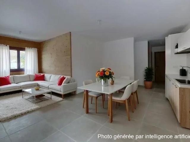 Appartement T2 + Coin Montagne Terrasse 53m² Crest Voland Les Saisies