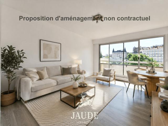 Appartement T2 de 45 m2 avec grand balcon, cave et garage Résidence Le Sévigné, Chamalières