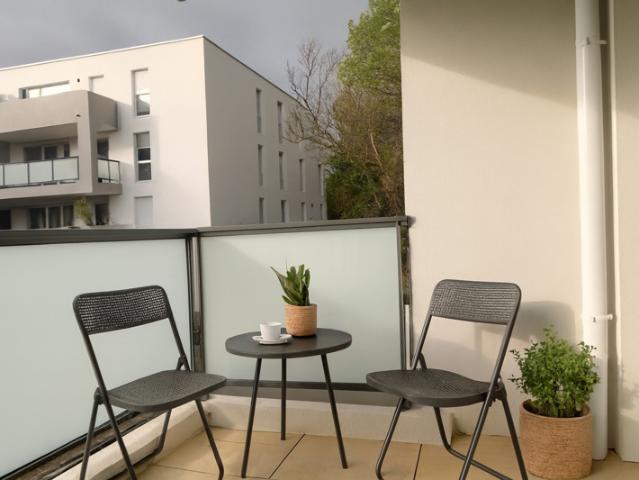 Appartement T2 de 46 m2 avec balcon à Nîmes Calme, lumineu