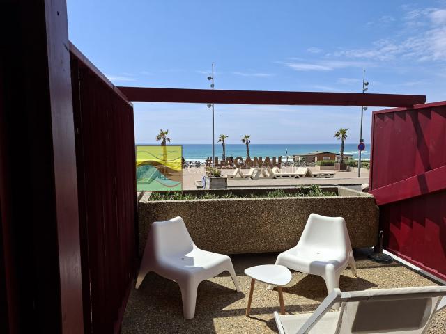 Appartement T2 de 29 m2 RDC vue océan