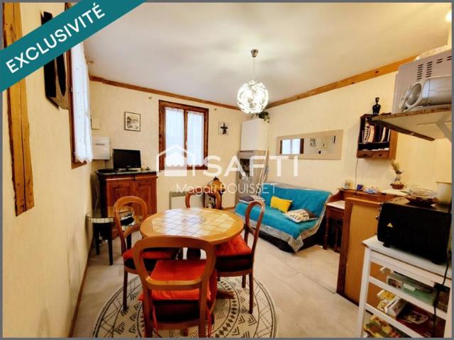 Appartement T2 de 30m² loi carrez, au sol 36m², 4 couchages, à deux pas des thermes, allée Etigny, télécabines