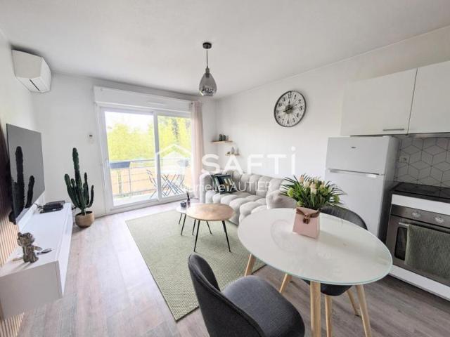 Appartement T2 de 34 m² Balcon Résidence sécurisée