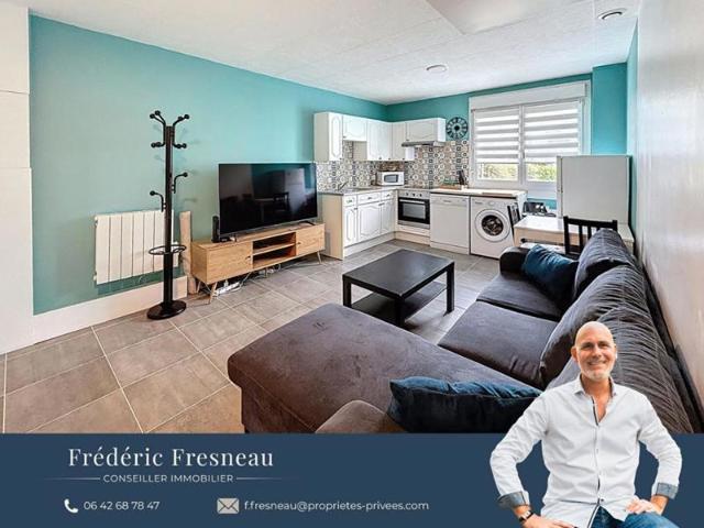 Appartement T2 de 38 m2, vendu meublé. Vannes Albert 1er Kercado