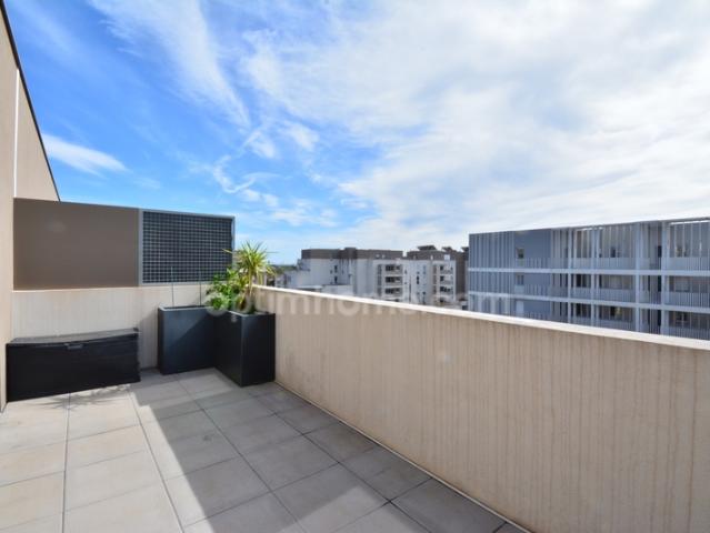 Montpellier Grisettes 34070 Appartement T2 dernier étage avec terrasse