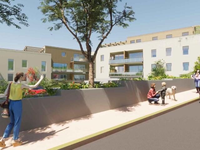 APPARTEMENT T3 EN RDC NEUF AVEC TERRASSE ET PARKING