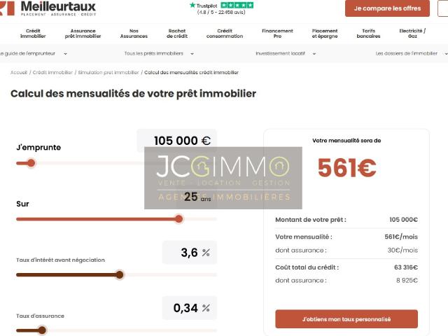 Appartement T2 entièrement rénové