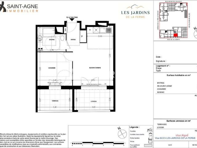Appartement T2 GRIGNY à louer
