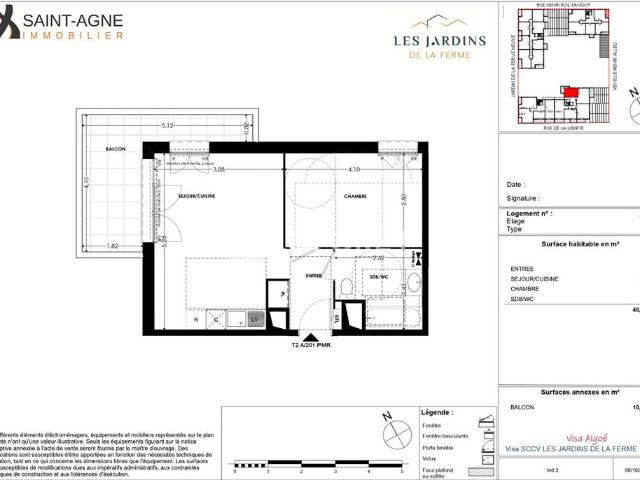 Appartement T2 GRIGNY à louer