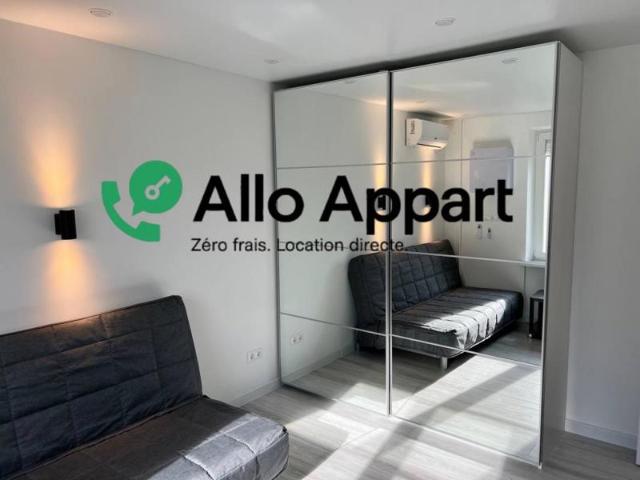 Appartement T2 meublé – 36 m² – 69004 lyon côté Saône, vue sur arbres