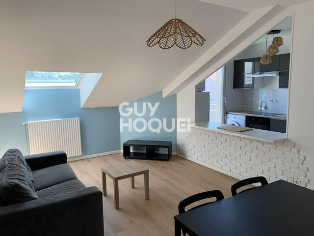 APPARTEMENT T2 MEUBLÉ 42,76m² 48,73 m² de surface au sol BALCON 4,92M² ET CAVE DECINES CENTRE