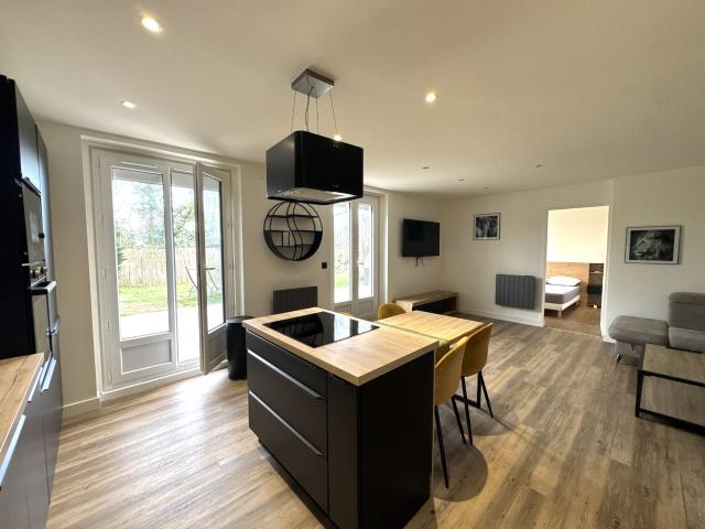 APPARTEMENT T2 MEUBLE AVEC CAVE ET JARDIN ET TERRASSE / SAIN