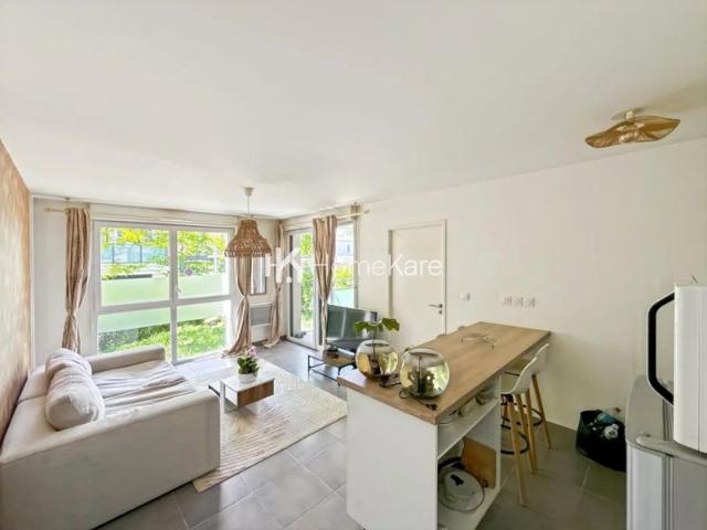 Appartement T2 meublé de 47m² en rez de jardin