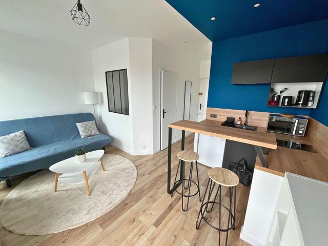 Appartement T2 meublé refait à neuf Michelet Location Appartement nantes: 24 m2 60024463