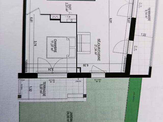 Appartement T2 Monteux à 8 min des commerces du Pontet