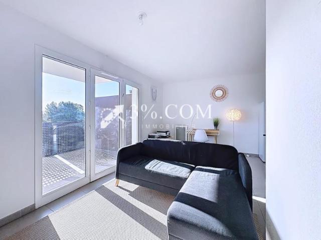 Appartement T2 moderne de 48 m2 avec terrasse et vue dégagée