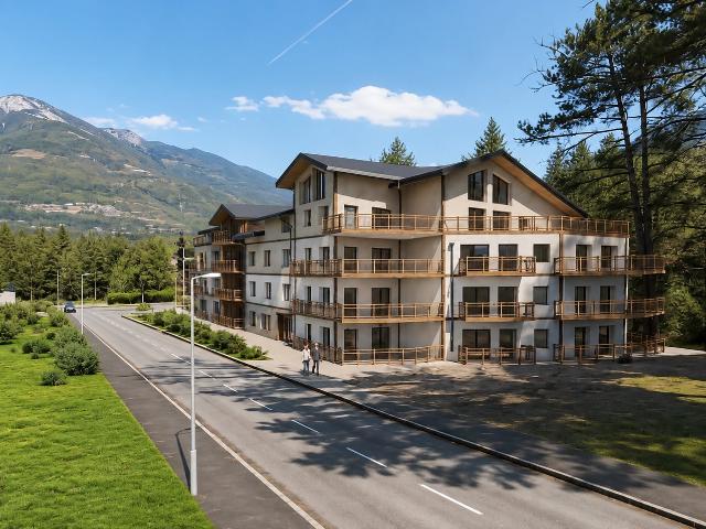 Appartement T2 neuf avec balcon, cave et double parking Rési. 57m² Grand Aigueblanche