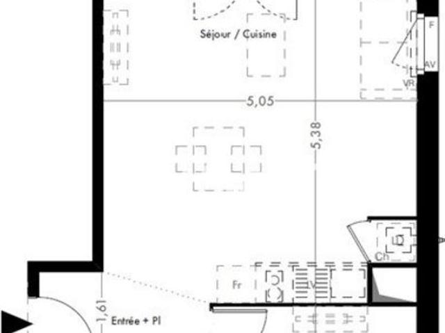 Appartement T2 neuf avec balcon et stationnements – Résidence moderne
