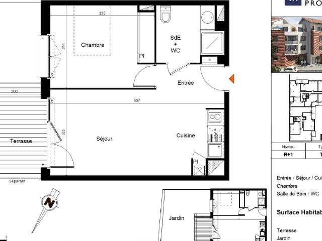 Appartement T2 Pessac