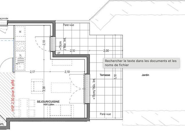 Appartement T2 près de GILLY SUR ISERE à louer