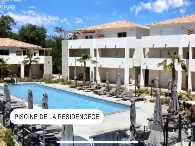Appartement T2 récent dans résidence bord de mer avec piscine
