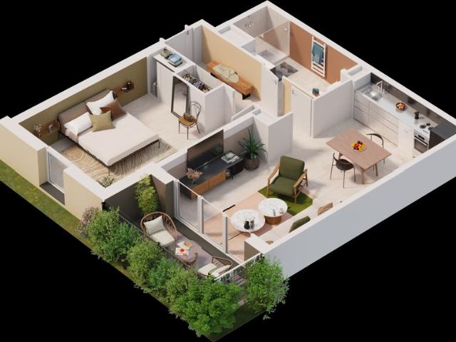 Appartement T2 Résidence Le Clos à Villié Morgon