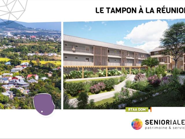 Appartement T2 Résidence Les Sénioriales Le Tampon