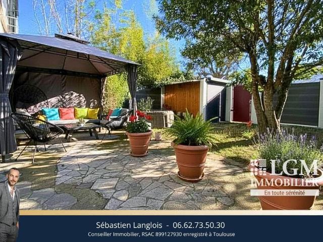 Appartement T3/4 type maison avec jardin privatif – Colomier. 122m² Colomiers