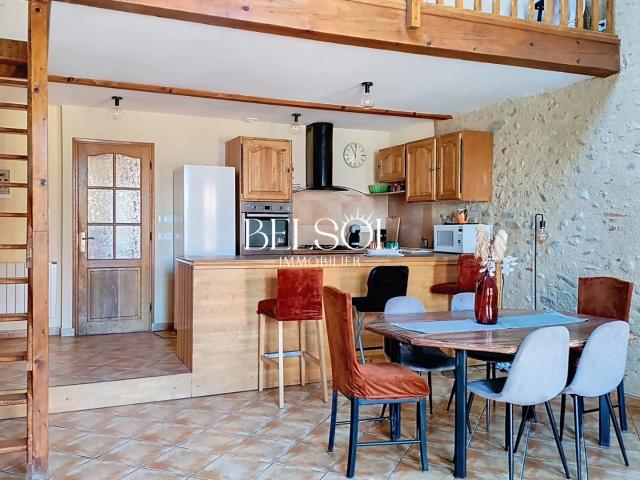 LE BOULOU,appartement T4, traversant et lumineux