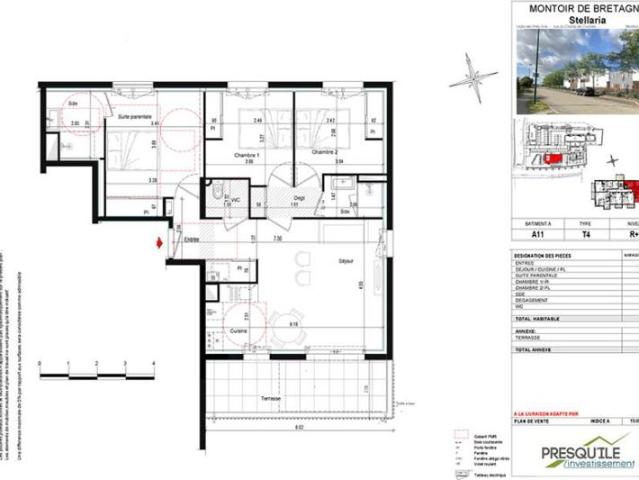 Appartement T4 73.65