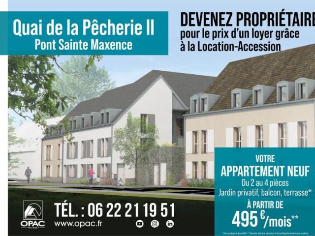 Appartement T4 77m² Pont Sainte Maxence Lot 65