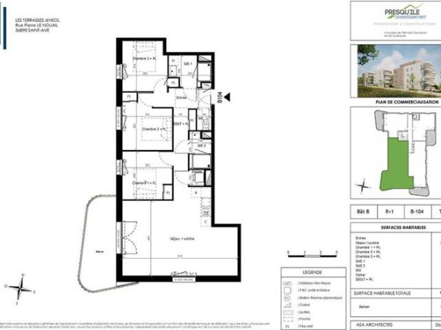 Appartement T4 80