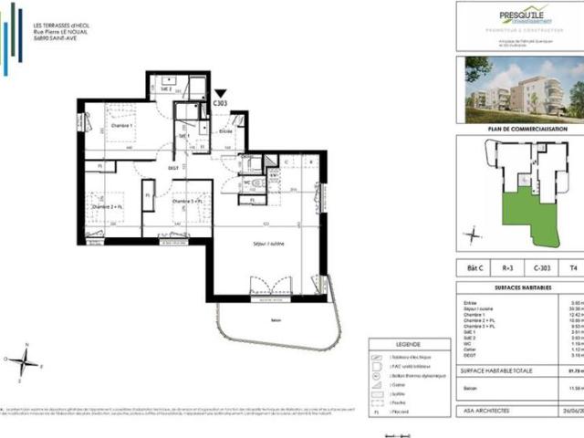 Appartement T4 81.79