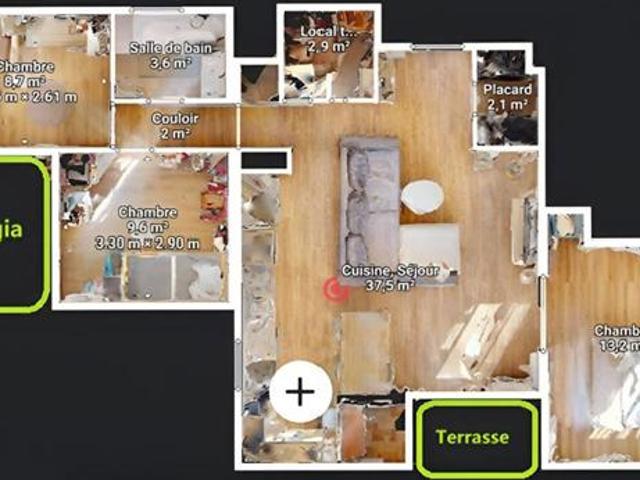 Appartement T4 91,73 m2 à Draguignan