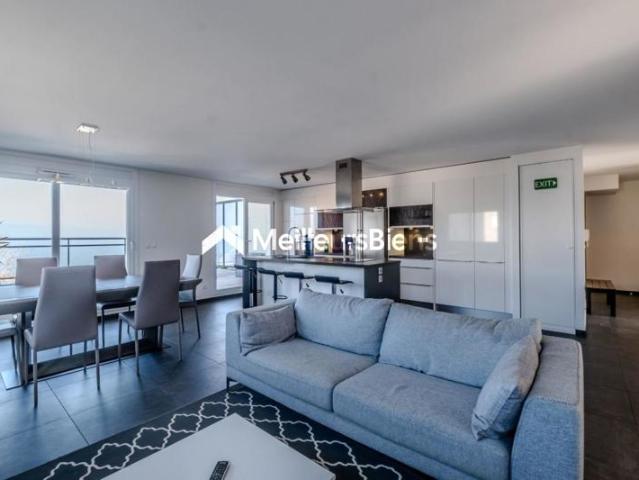 Appartement T4 103m² Evian les Bains, garage, vue lac