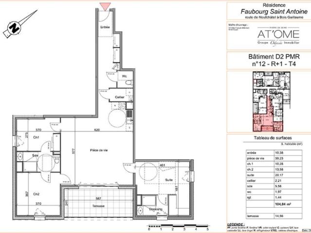 Appartement T4 104.84