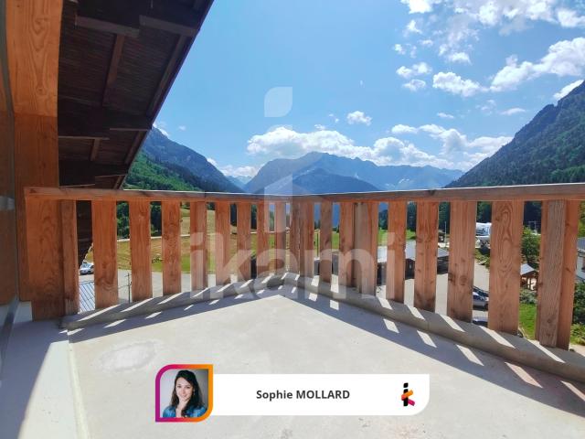 Appartement T4 traversant entièrement rénové à l’Alpe du Gra. 93m² La Morte