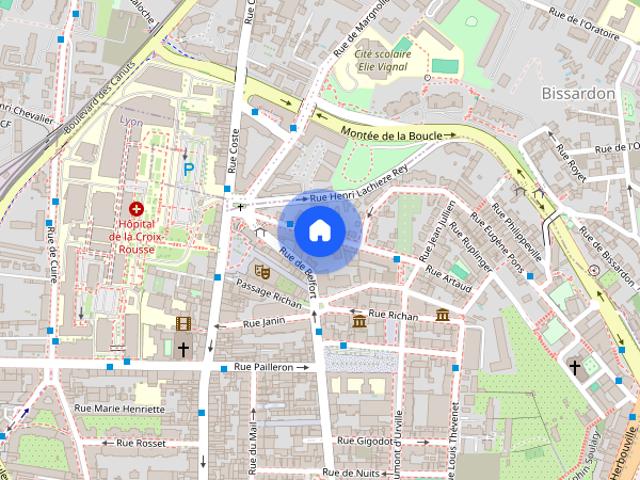 APPARTEMENT T4 A LOUER LYON 4EME ARRONDISSEMENT Boucle Louis Thevenet