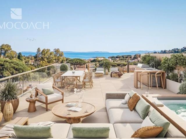 Appartement T4 avec roof top, terrasse, garages à St Clair La Lavandou
