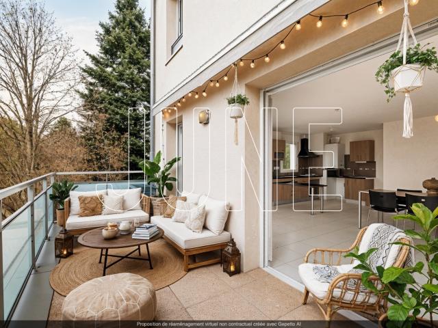 Appartement T4 avec terrasse et garage